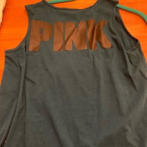 pink tank top